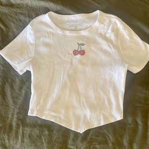 Homegirl Society Cherry Crop Top